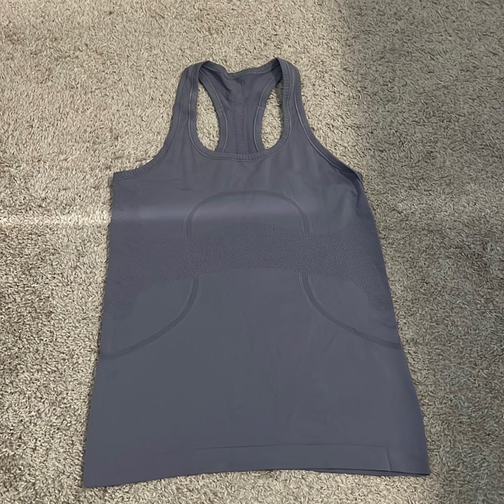 Periwinkle lululemon workout tank